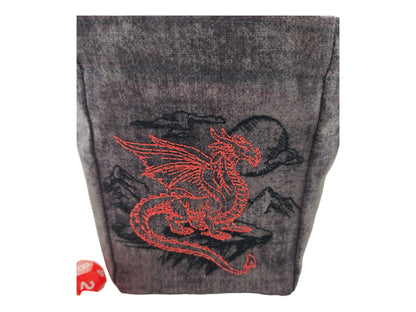 Dragon at night dice bag - Rowan Gate