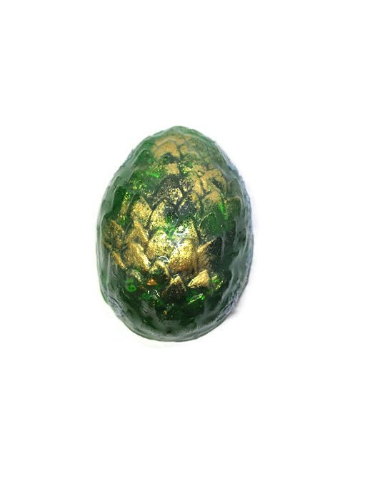 Dragon Egg Soap with hidden dice set- Green - Rowan Gate