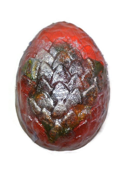 Dragon Egg Soap with hidden dice set - Orange - Rowan Gate