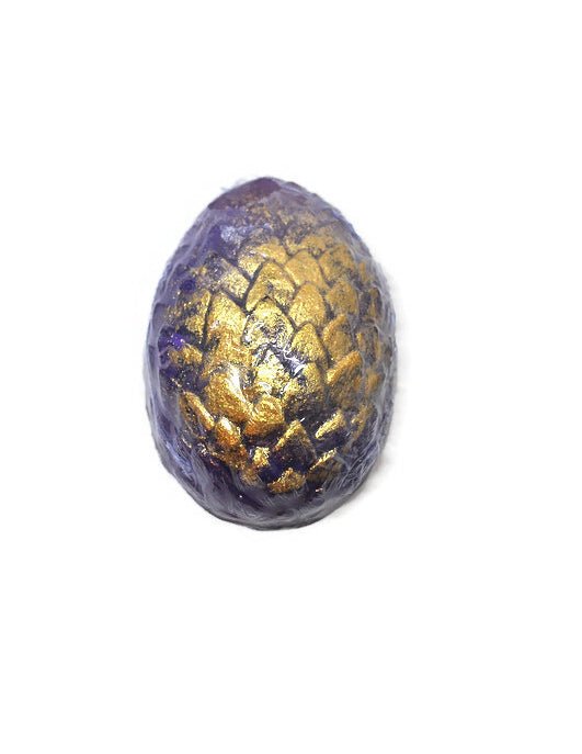 Dragon Egg Soap with hidden dice set - Purple - Rowan Gate