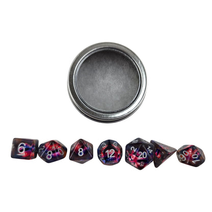 Dragon Eye Dice Set (purple/blue and bright pink) - Rowan Gate