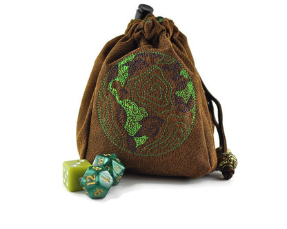 Earth Dice Pouch - Rowan Gate