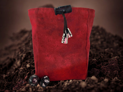 Fairy mushroom house dice bag/ extra large - Rowan Gate