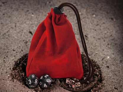 Fairy mushroom house dice bag/ extra large - Rowan Gate