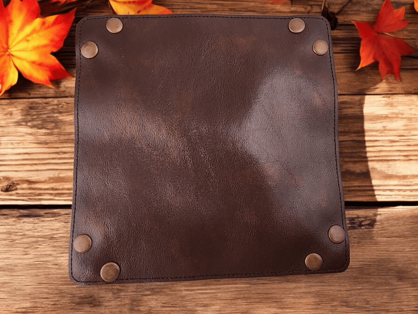 Fall maple leaf dice tray - Rowan Gate