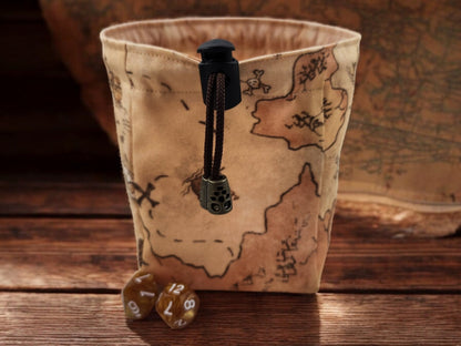 Fantasy map dice bag - Rowan Gate