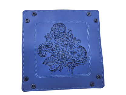 Floral and flourish dice tray - Rowan Gate