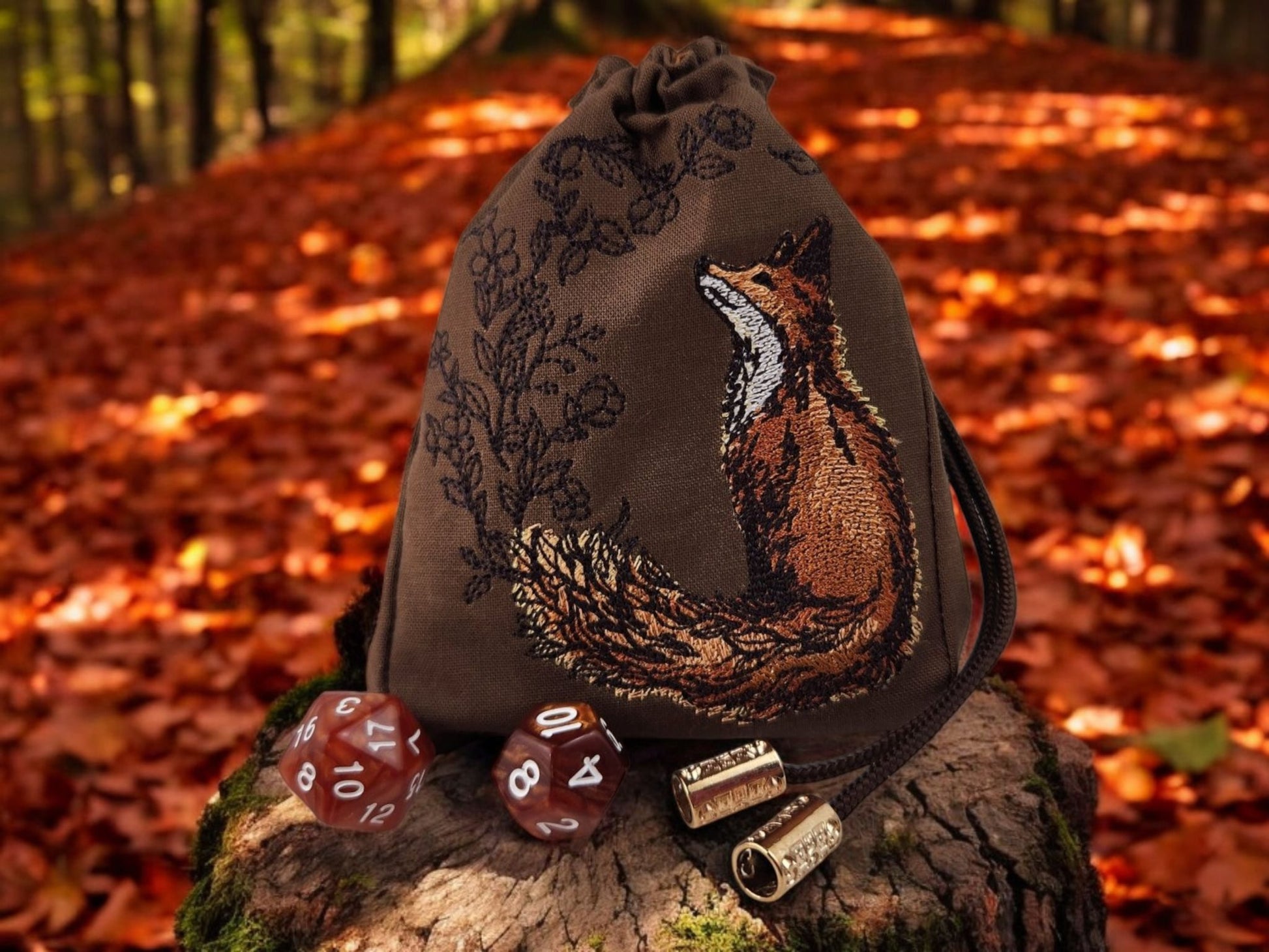 Fox dice bag - Rowan Gate