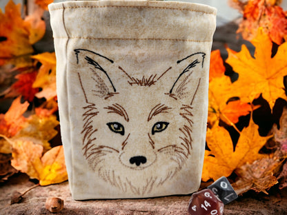 Fox Face Dice Bag - Rowan Gate