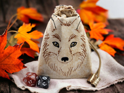 Fox Face Dice Bag - Rowan Gate