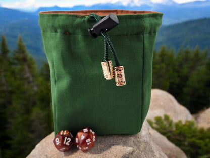 Fox in the woods dice bag - Rowan Gate