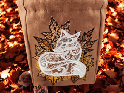 Fox vixen dice bag - Rowan Gate