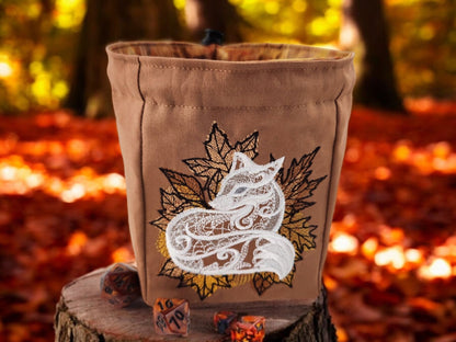 Fox vixen dice bag - Rowan Gate