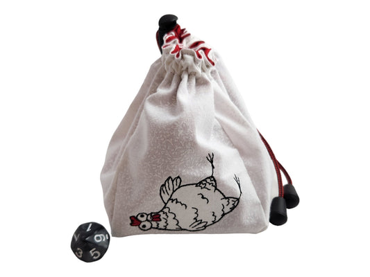 Funny chicken dice bag - Rowan Gate