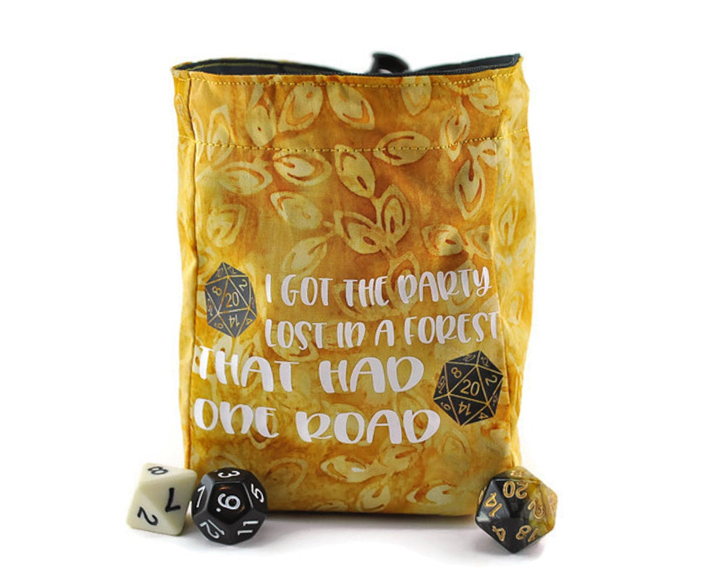 Funny Lost Party Dice Bag - Rowan Gate