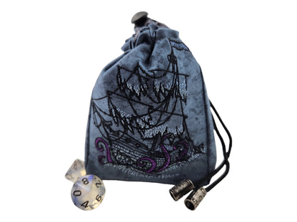 Ghost Ship Dice Bag - Rowan Gate