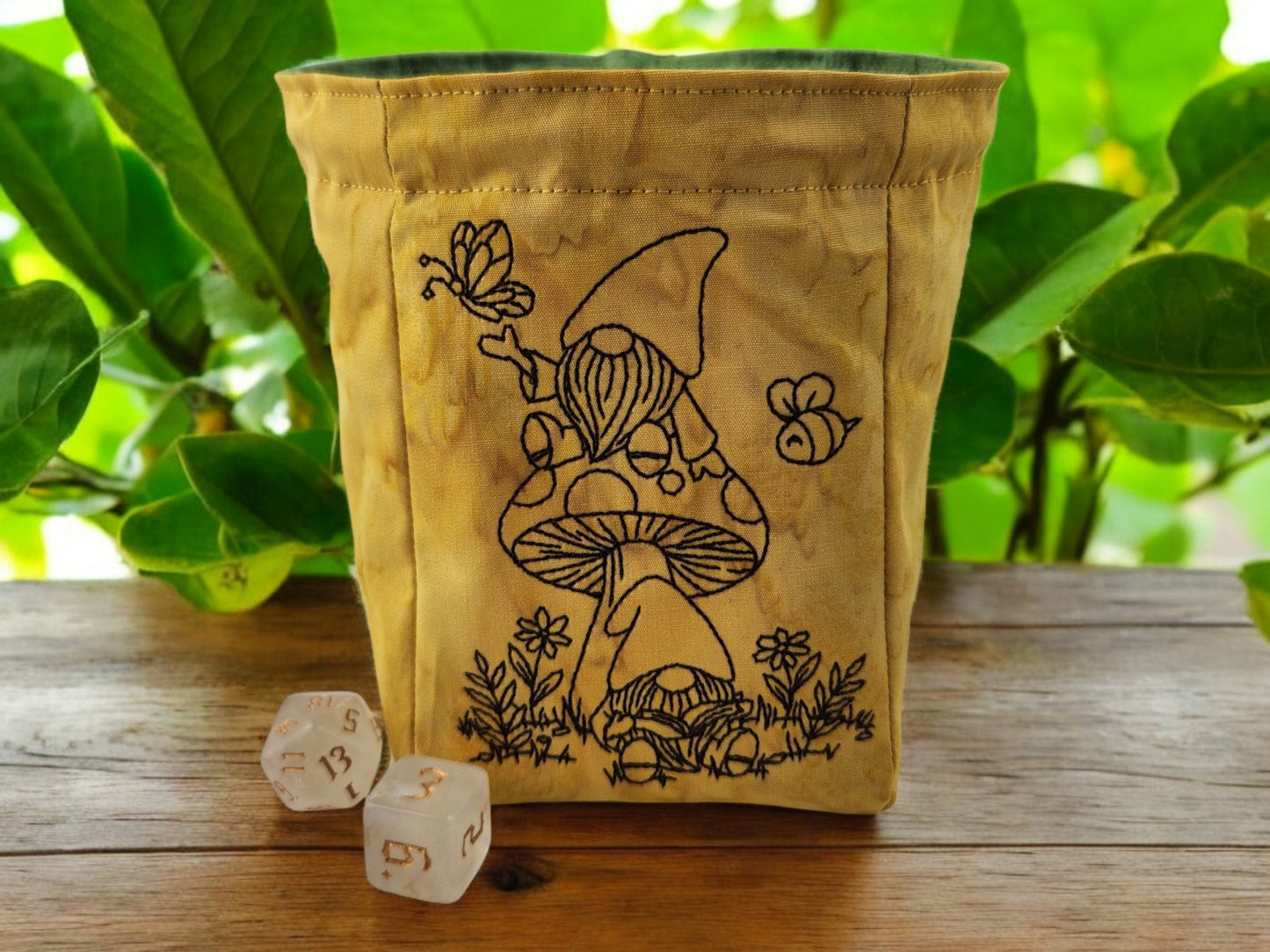 Gnome dice bag - Rowan Gate