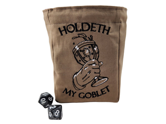 Goblet dice bag, TTRPG - Rowan Gate