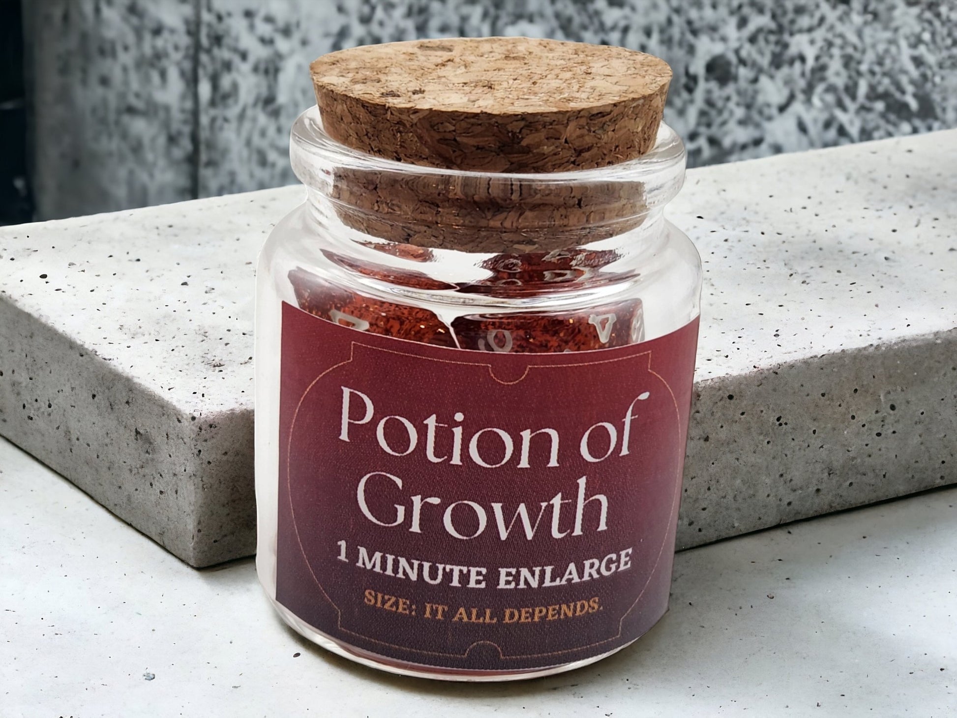 Growth potion dice set - Rowan Gate