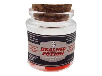 Healing potion dice jar - Rowan Gate