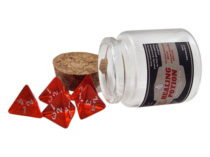Healing potion dice jar - Rowan Gate