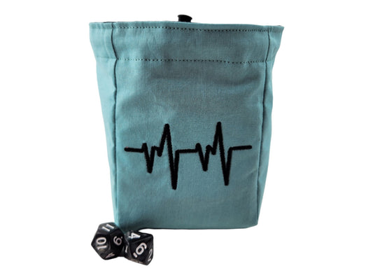 Heartbeat, EKG dice bag - Rowan Gate