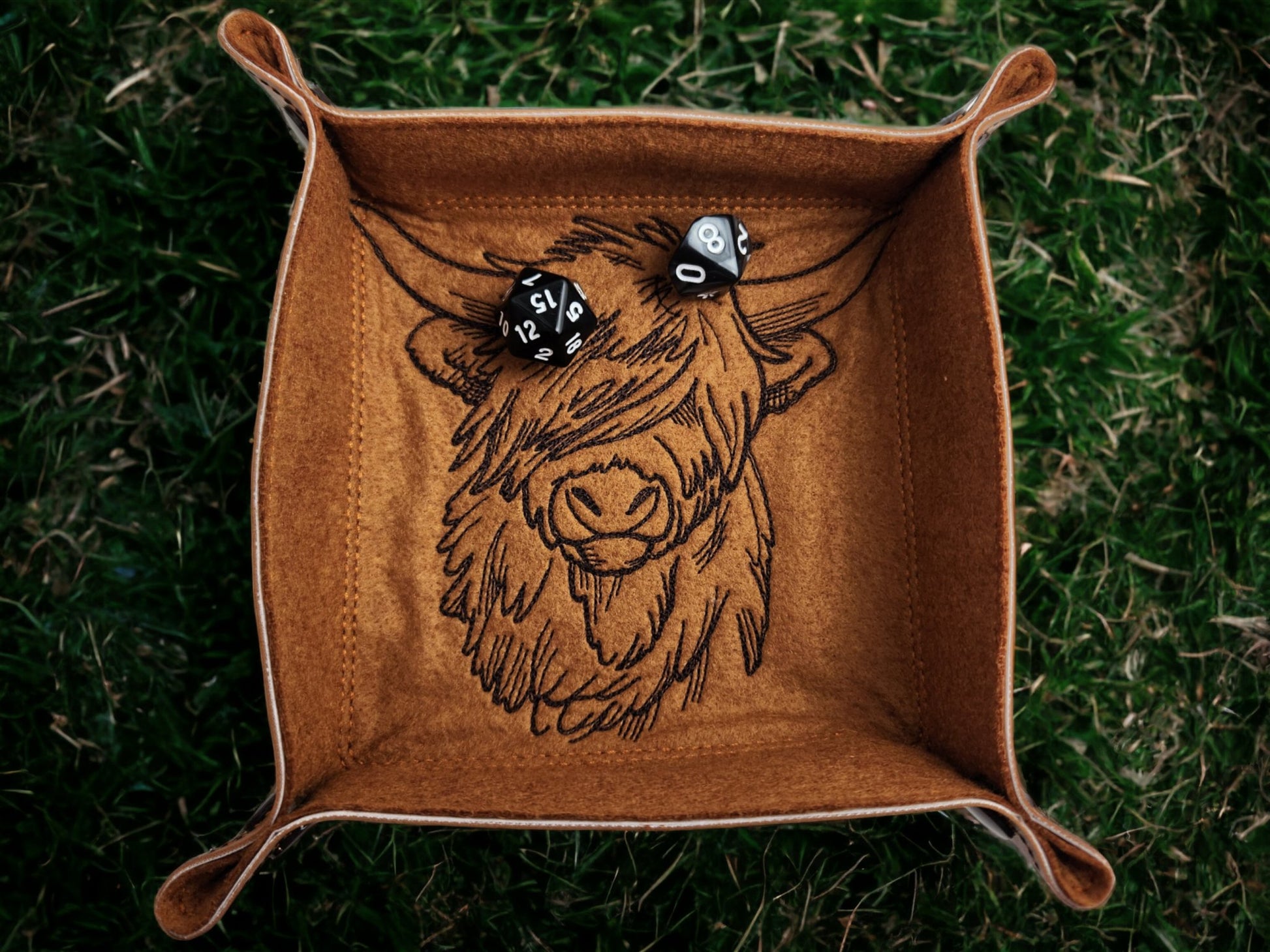 Highland cow dice tray - Rowan Gate