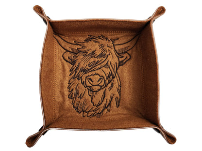 Highland cow dice tray - Rowan Gate