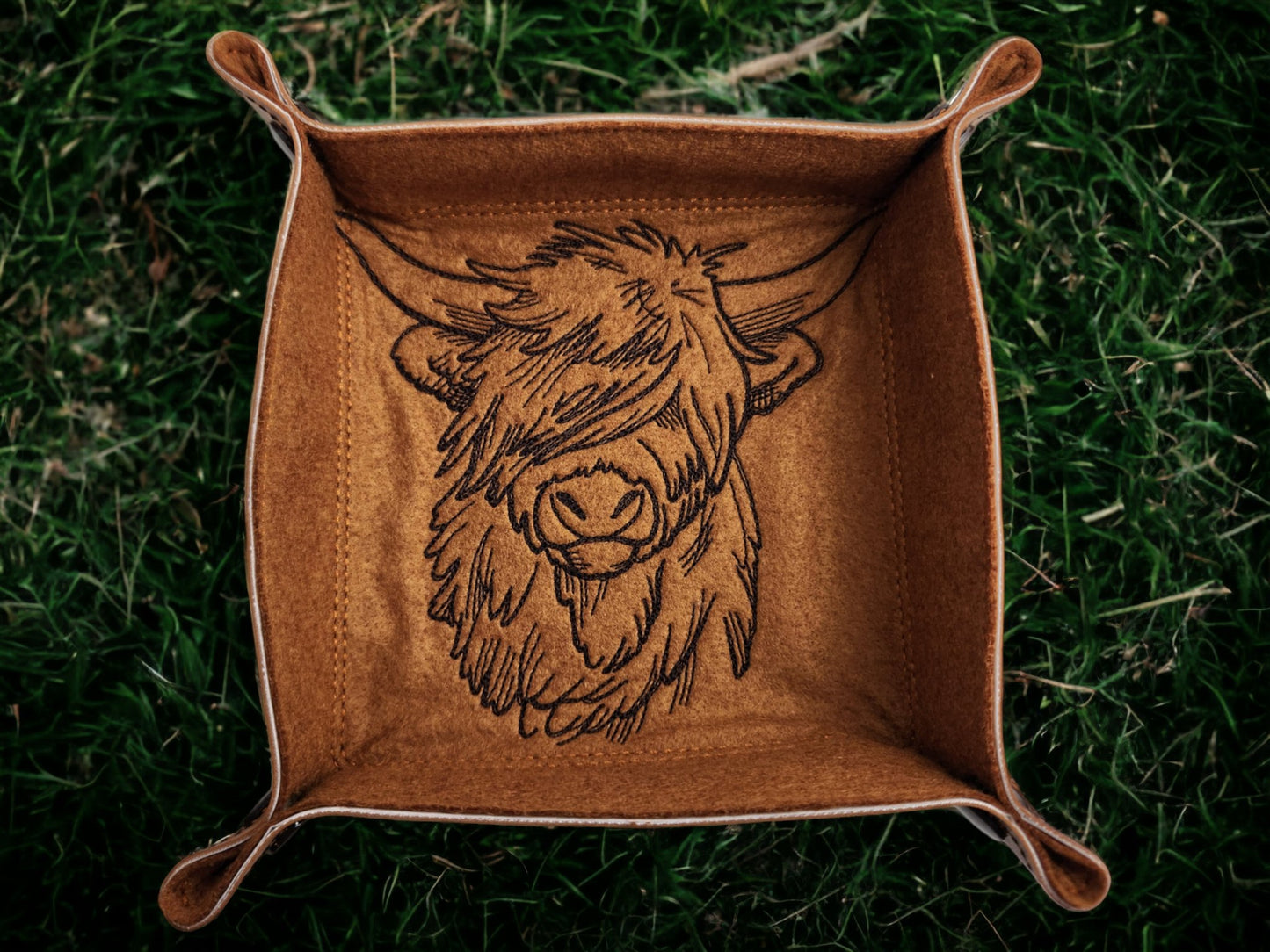 Highland cow dice tray - Rowan Gate