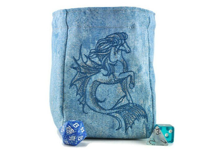 Hippocampus dice bag - Rowan Gate