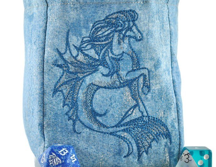 Hippocampus dice bag - Rowan Gate