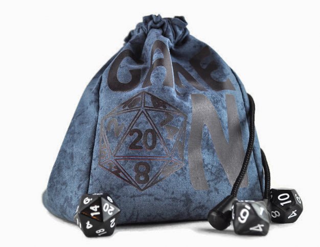 large "Game On" dice bag - Rowan Gate