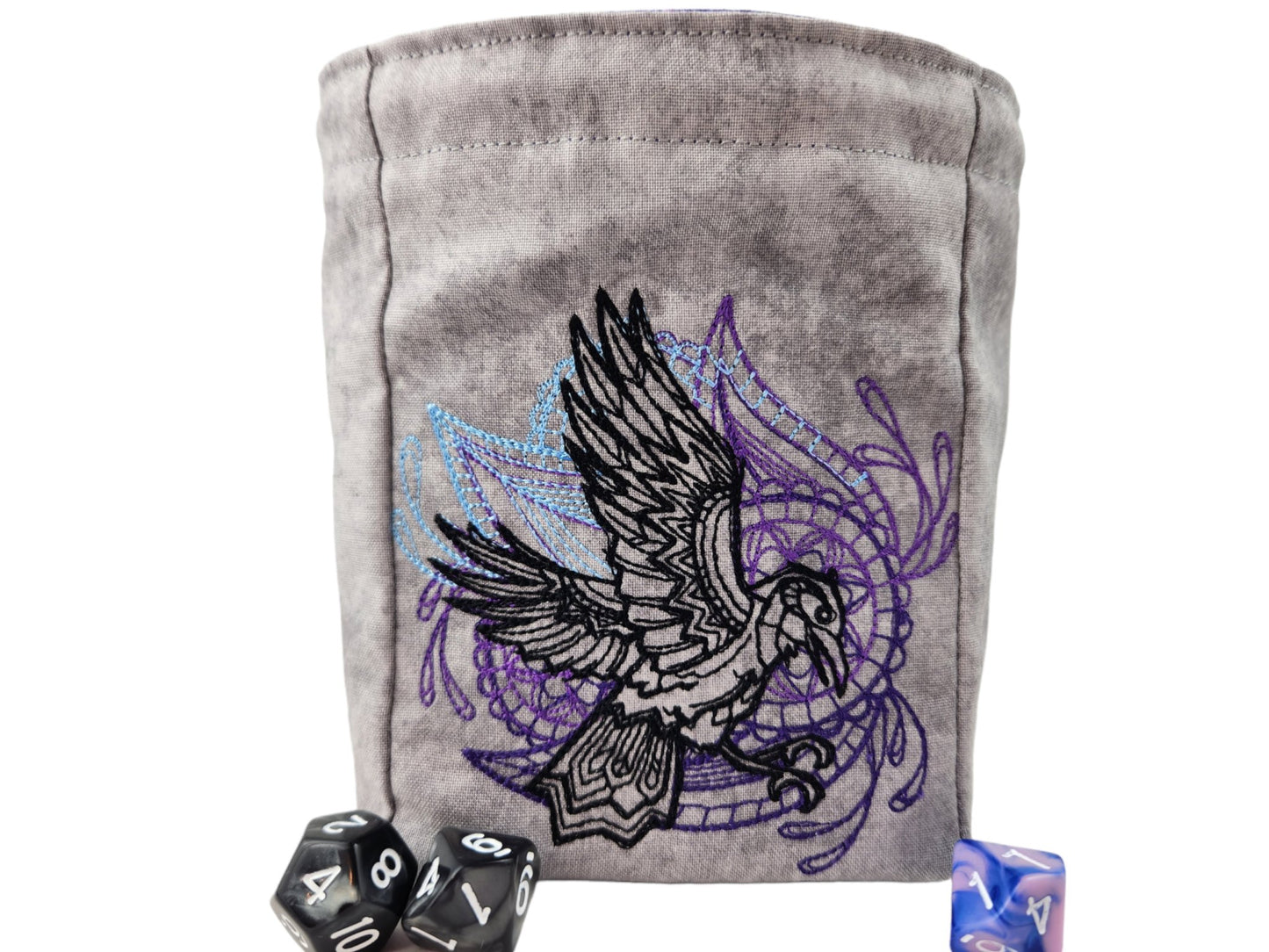 Large Raven Dice Bag - Rowan Gate