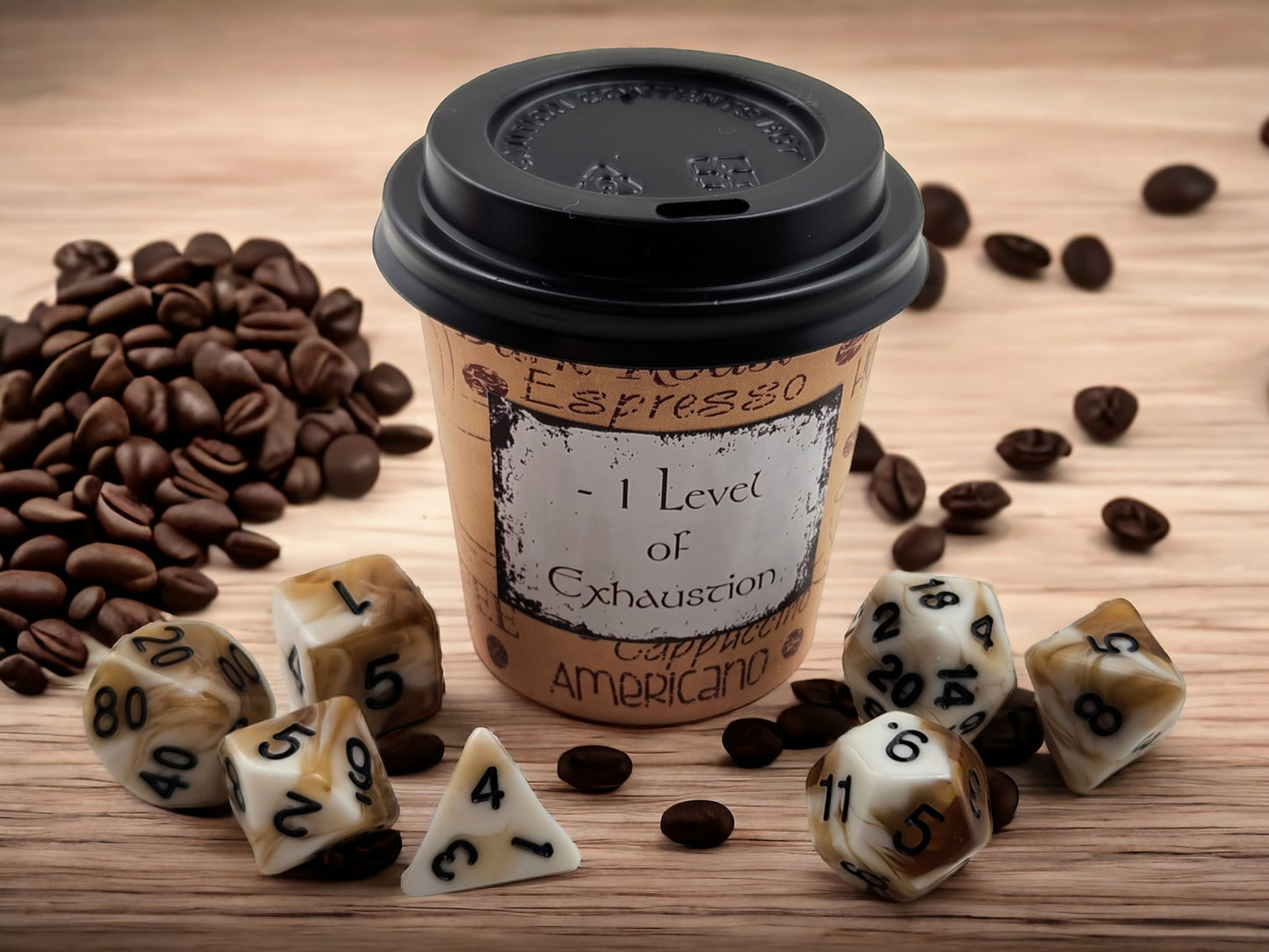 Latte dice gift set, Caramel Cream Option - Rowan Gate