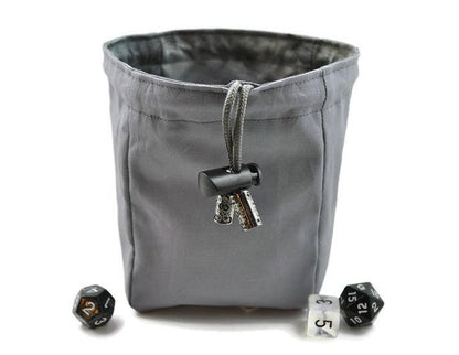 Lawful Neutral Dice Bag, Tan - Rowan Gate