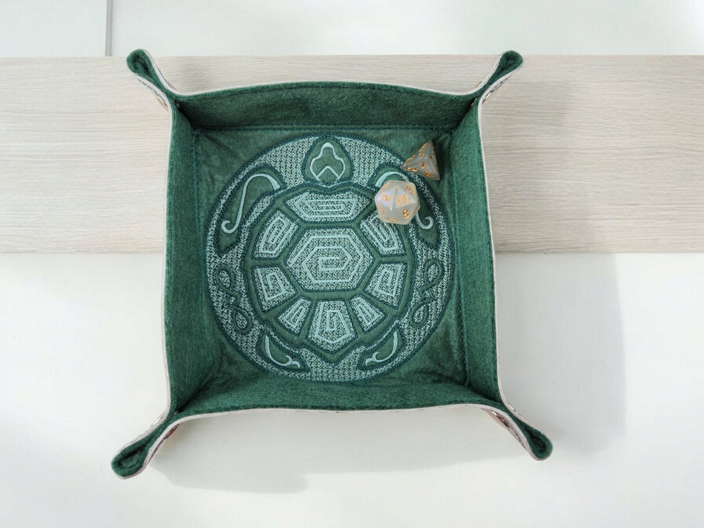 Mandala turtle dice tray - Rowan Gate