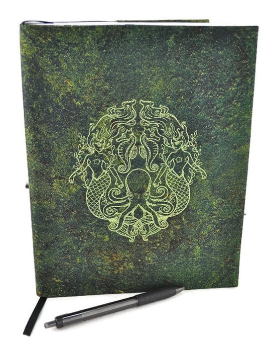 Mermaid composition notebook cover - Rowan Gate