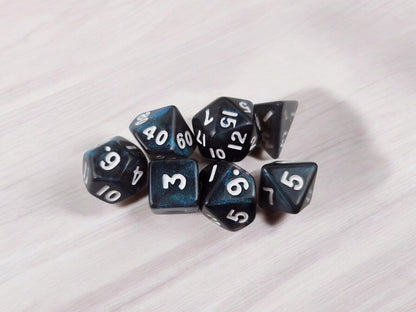 Mini dice set, Elven moon dice - Rowan Gate