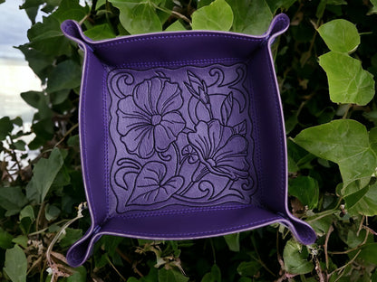 Morning Glory Flower dice tray - Rowan Gate
