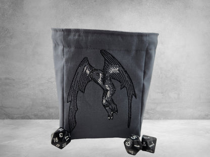 Mothman dice bag - Rowan Gate