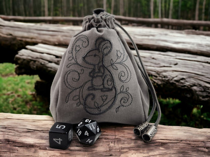 Mouse Dice Bag - Rowan Gate