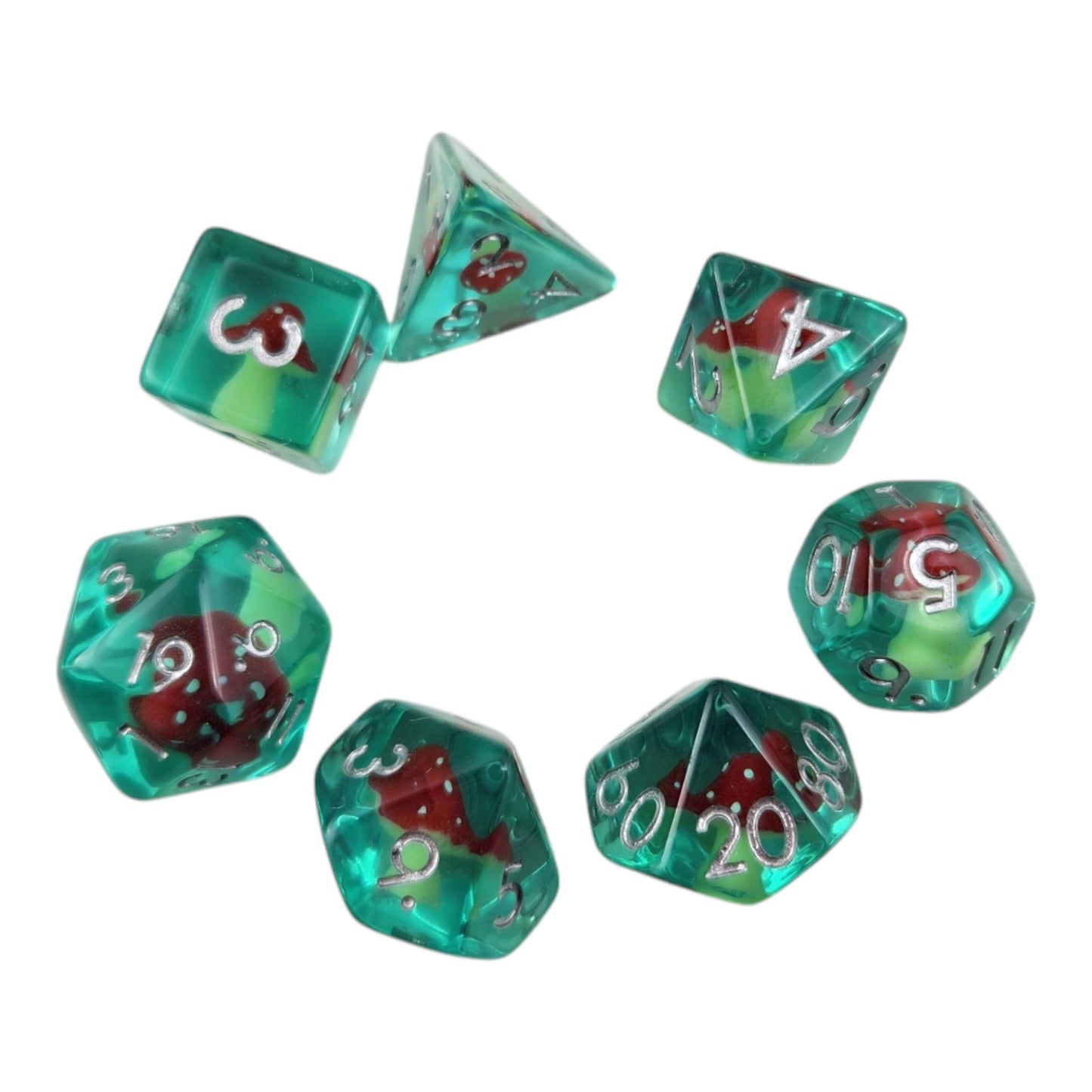 Mushroom Dice Set - Rowan Gate