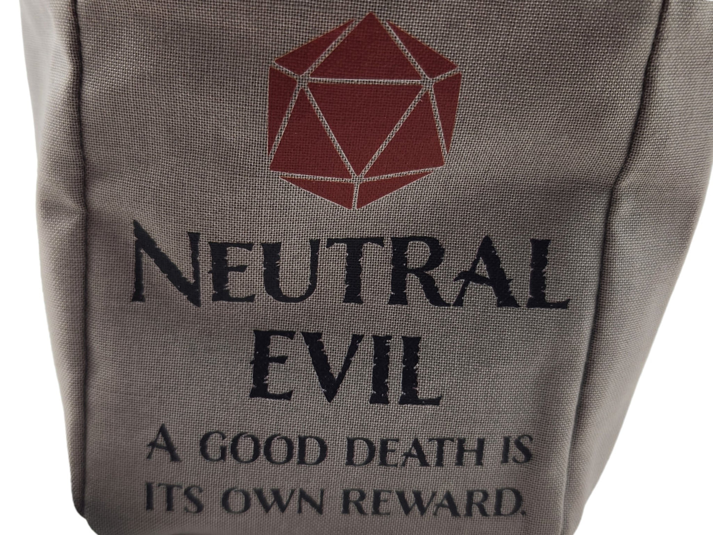 "Neutral Evil" Dice Bag - Rowan Gate