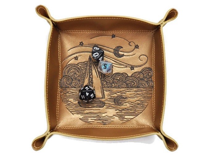 Night Sailing dice tray - Rowan Gate