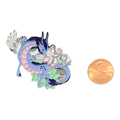 Pastel Dragon Enamel Pin - Rowan Gate