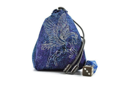 Pegasus in flight dice bag - Rowan Gate