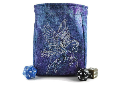 Pegasus in flight dice bag - Rowan Gate