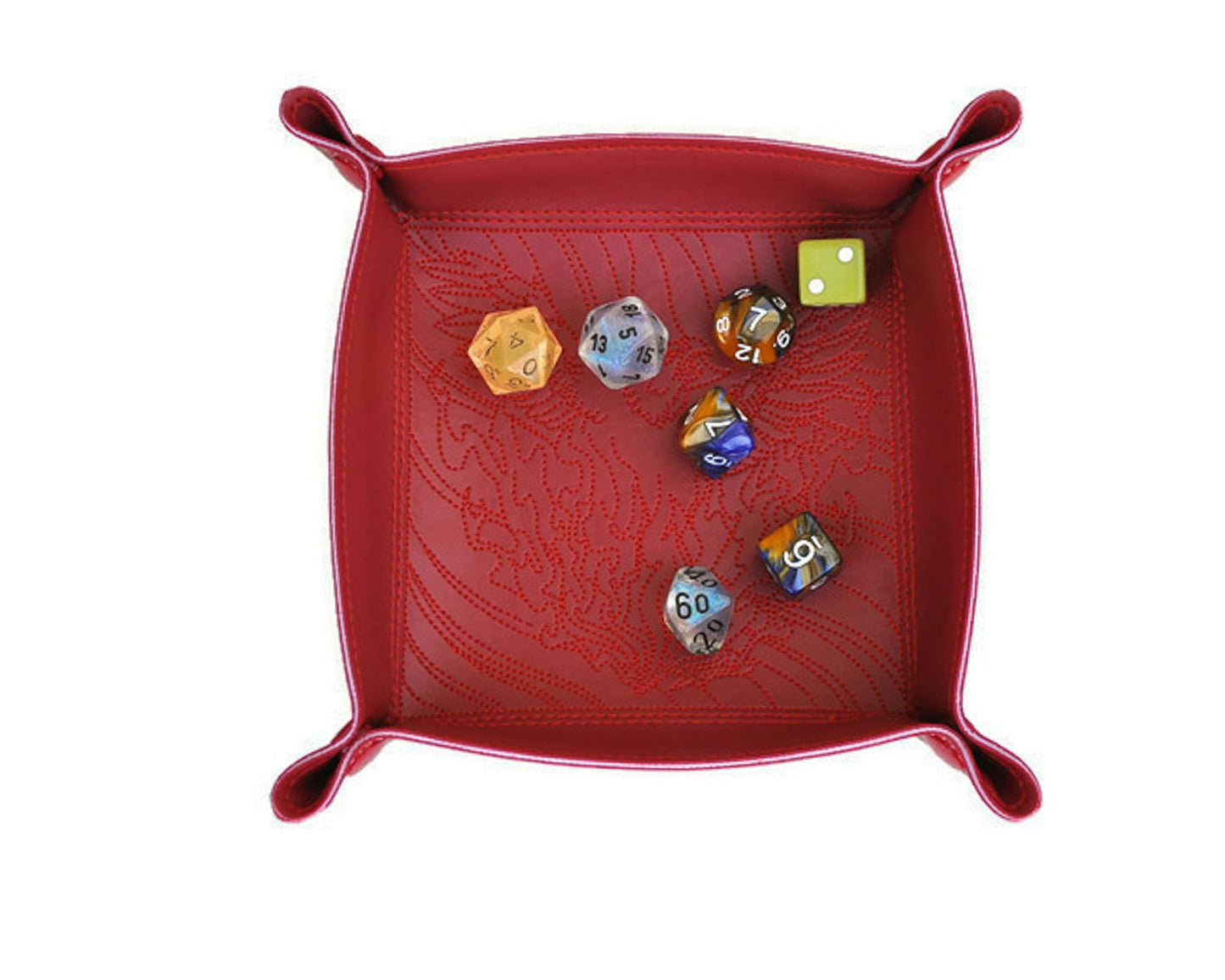 Phoenix on Fire Dice Tray - Rowan Gate