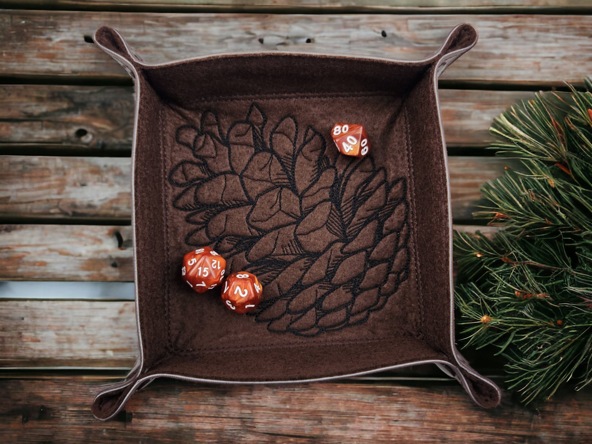 Pinecone Dice Tray - Rowan Gate