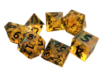 Potion of Bolster Sharp Resin Dice Set - Rowan Gate